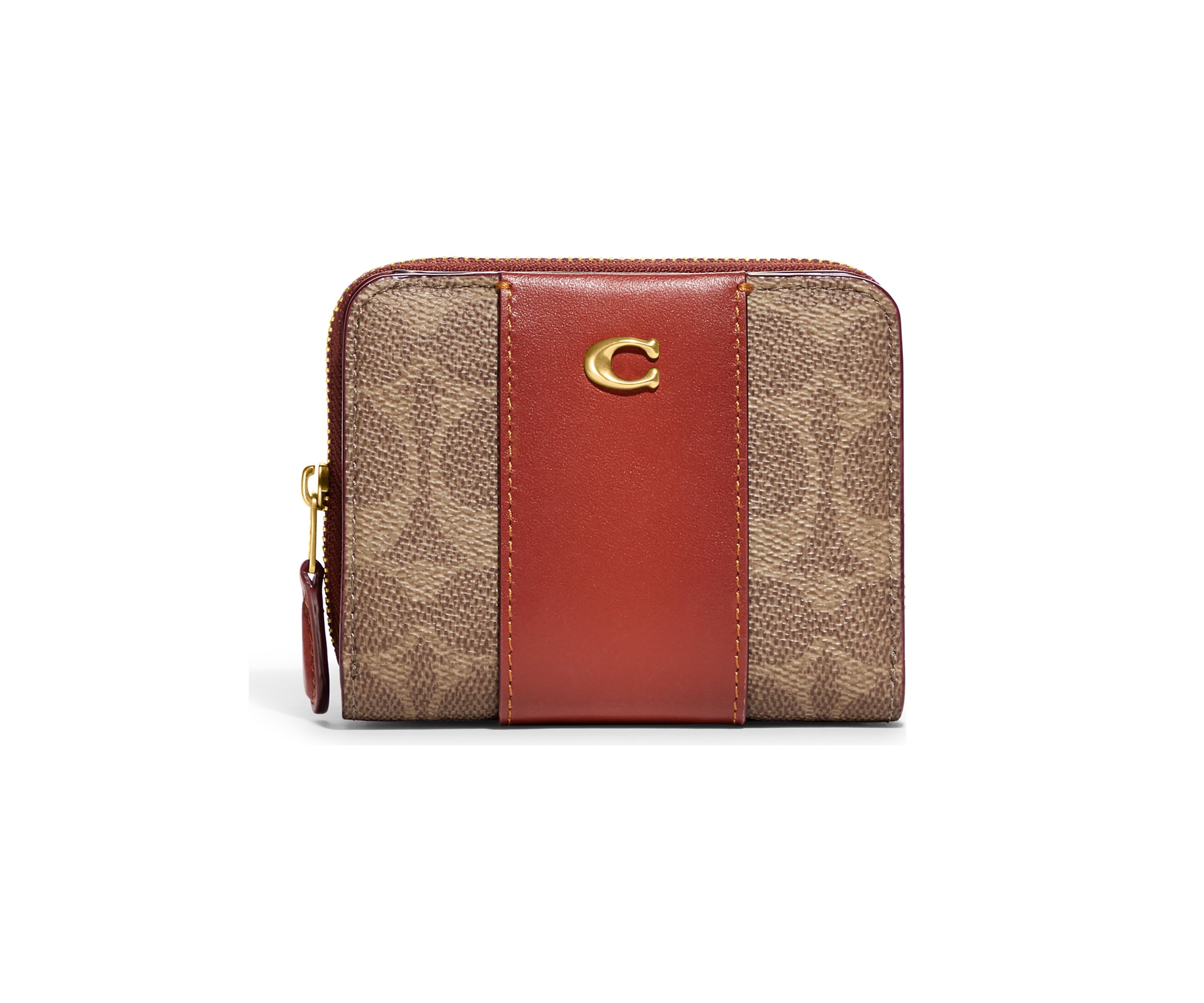 Billfold Wallet in Color Block Signature Canvas