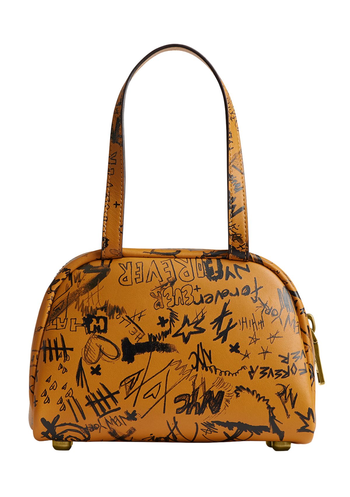 Twin Turnlock Bag 20 with Graffiti Print