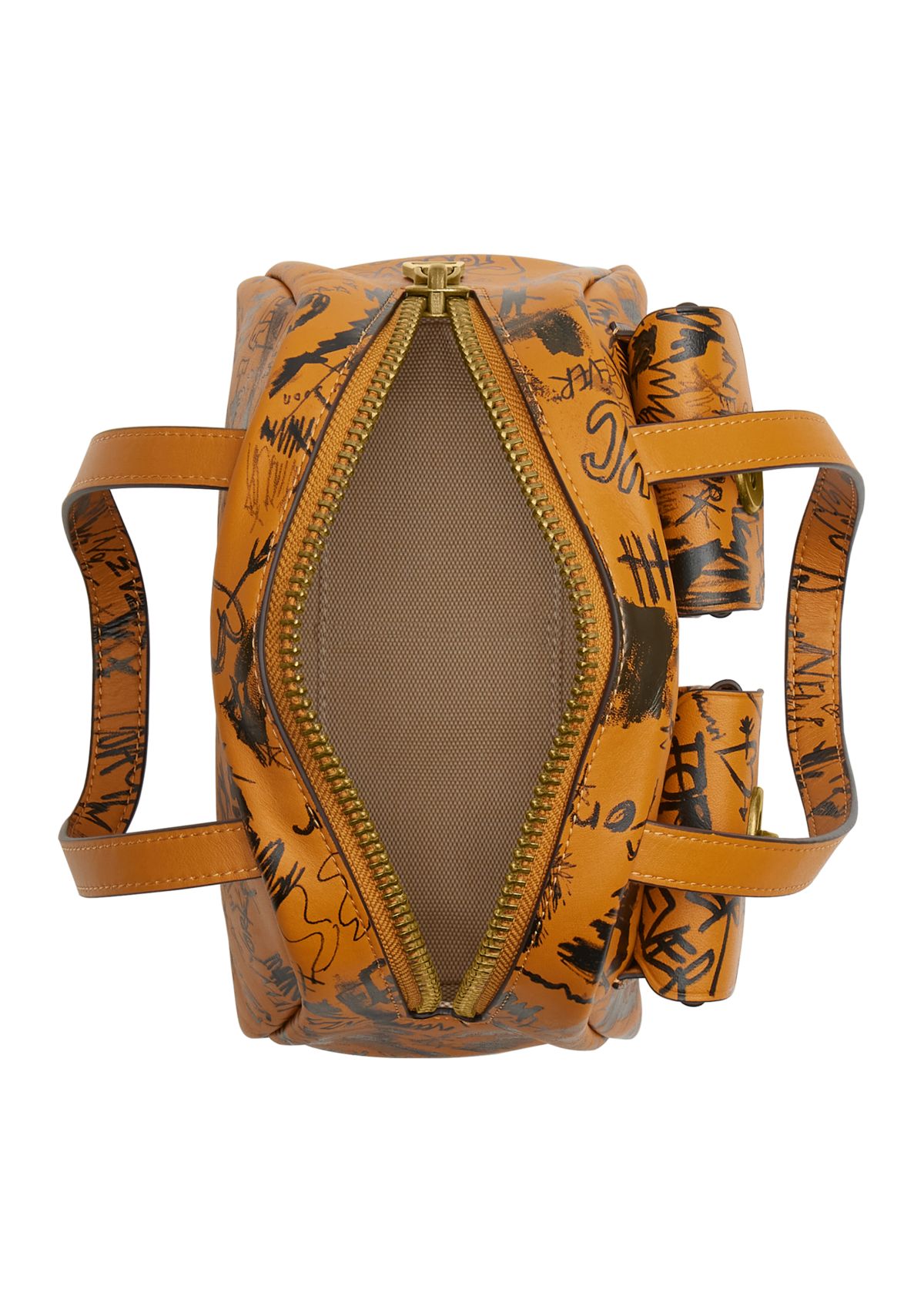 Twin Turnlock Bag 20 with Graffiti Print