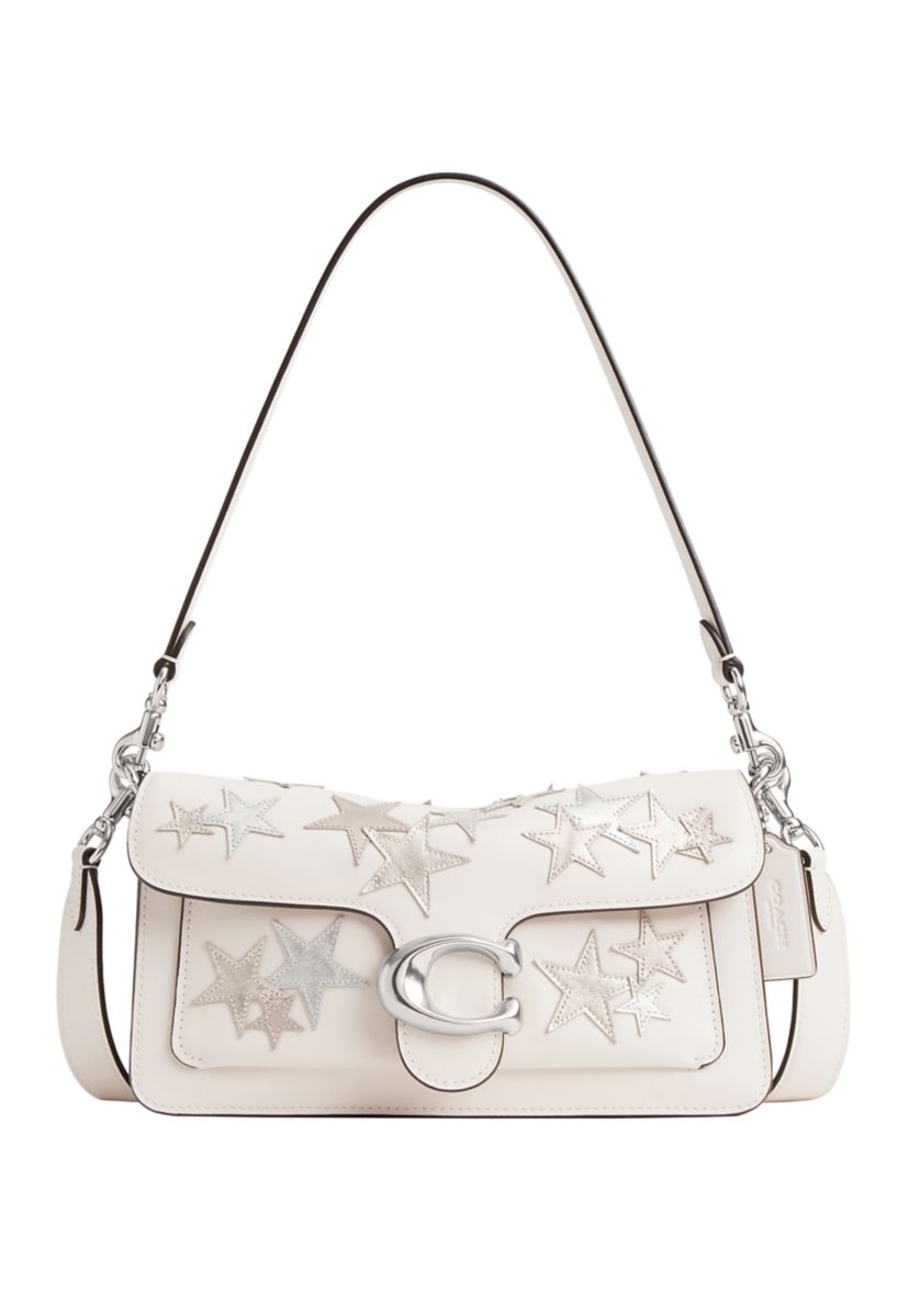 COACH Star Appliqué Natural Grain Tabby Shoulder Bag | Belk