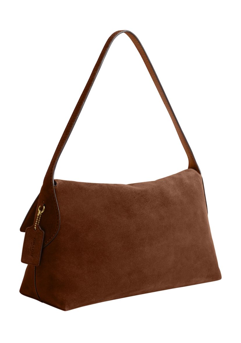 COACH Suede Chelsea Shoulder Bag | Belk