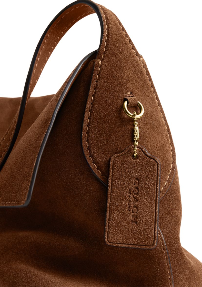 COACH Suede Chelsea Shoulder Bag | Belk