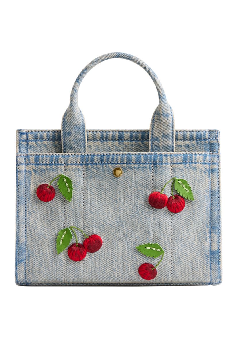 COACH Cargo Tote Bag with Cherry Embroidery | Belk