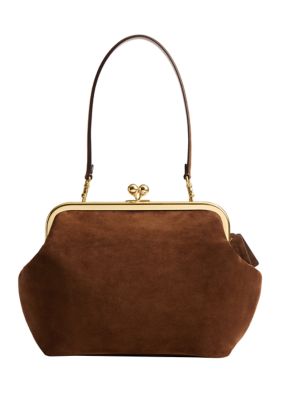 バッグ Coach Kisslock & Turnlock Hand Bag sky COACH Kisslock Frame Bag | Belk
