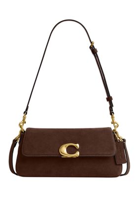 COACH Suede Jet Shoulder Bag