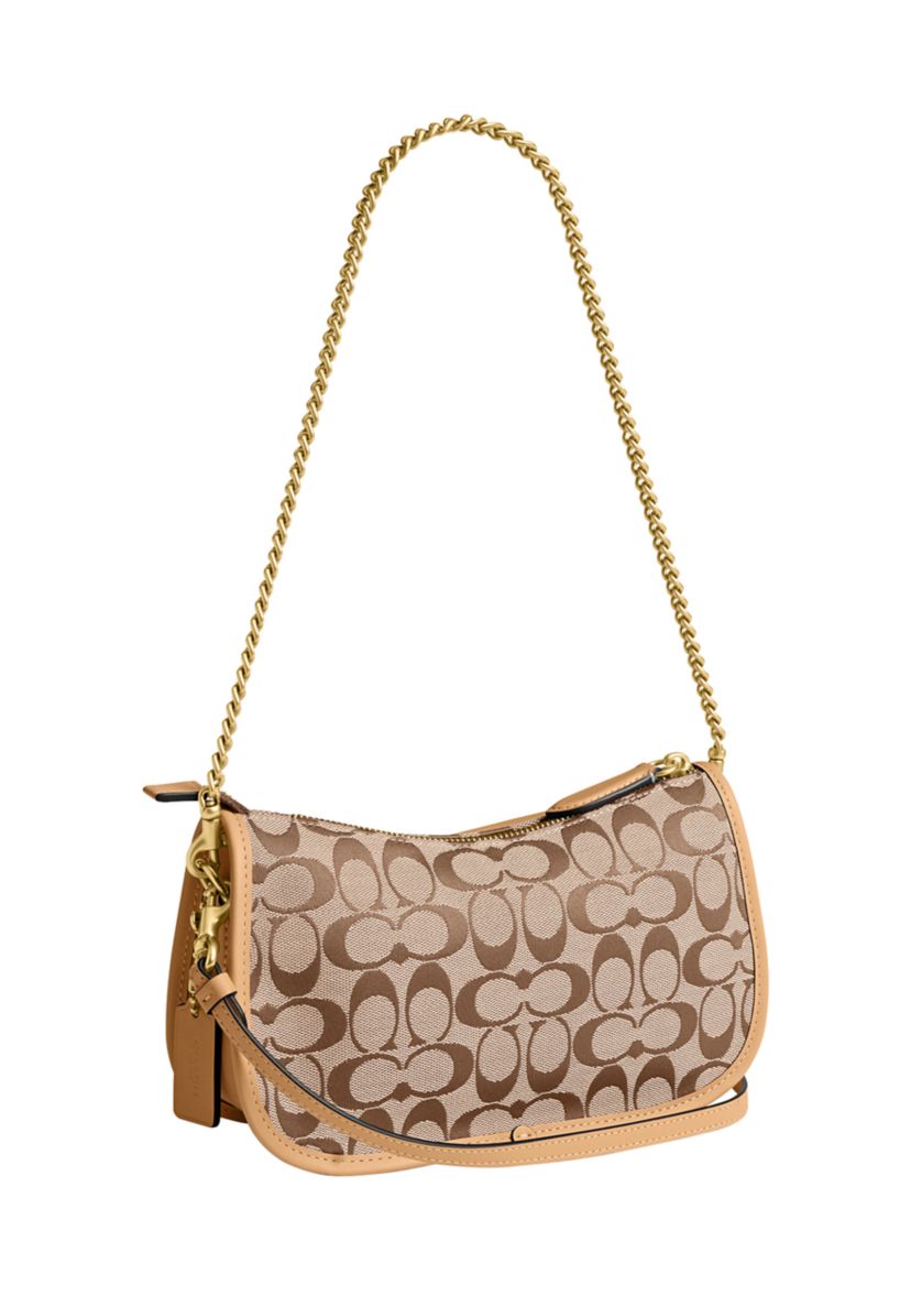 COACH Twin Turnlock Waverly Bag in Signature Jacquard | Belk