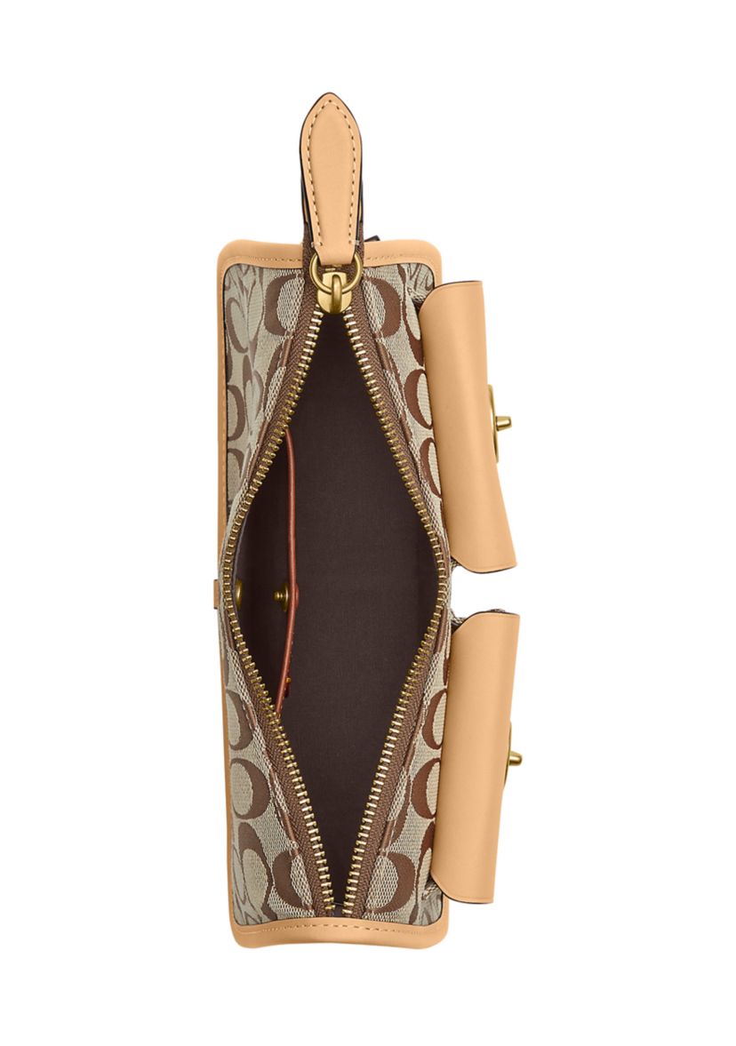 COACH Twin Turnlock Waverly Bag in Signature Jacquard | Belk