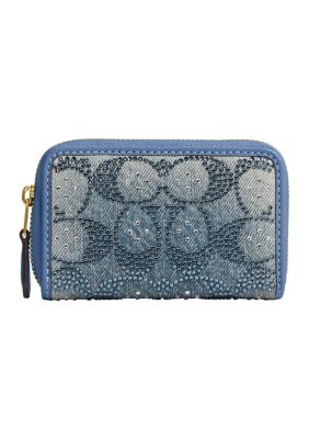 COACH Women's Essential Small Zip Around Card Case