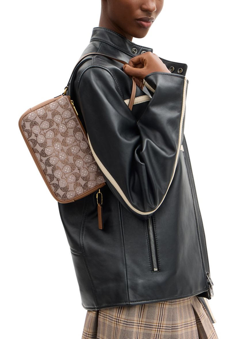 COACH Plaza Bag in Crystal Signature Jacquard | Belk