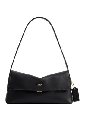 COACH Natural Grain Leather Chelsea Shoulder Bag 26