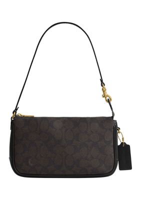COACH Plaza Bag in Signature UpcraftedLeather, Black