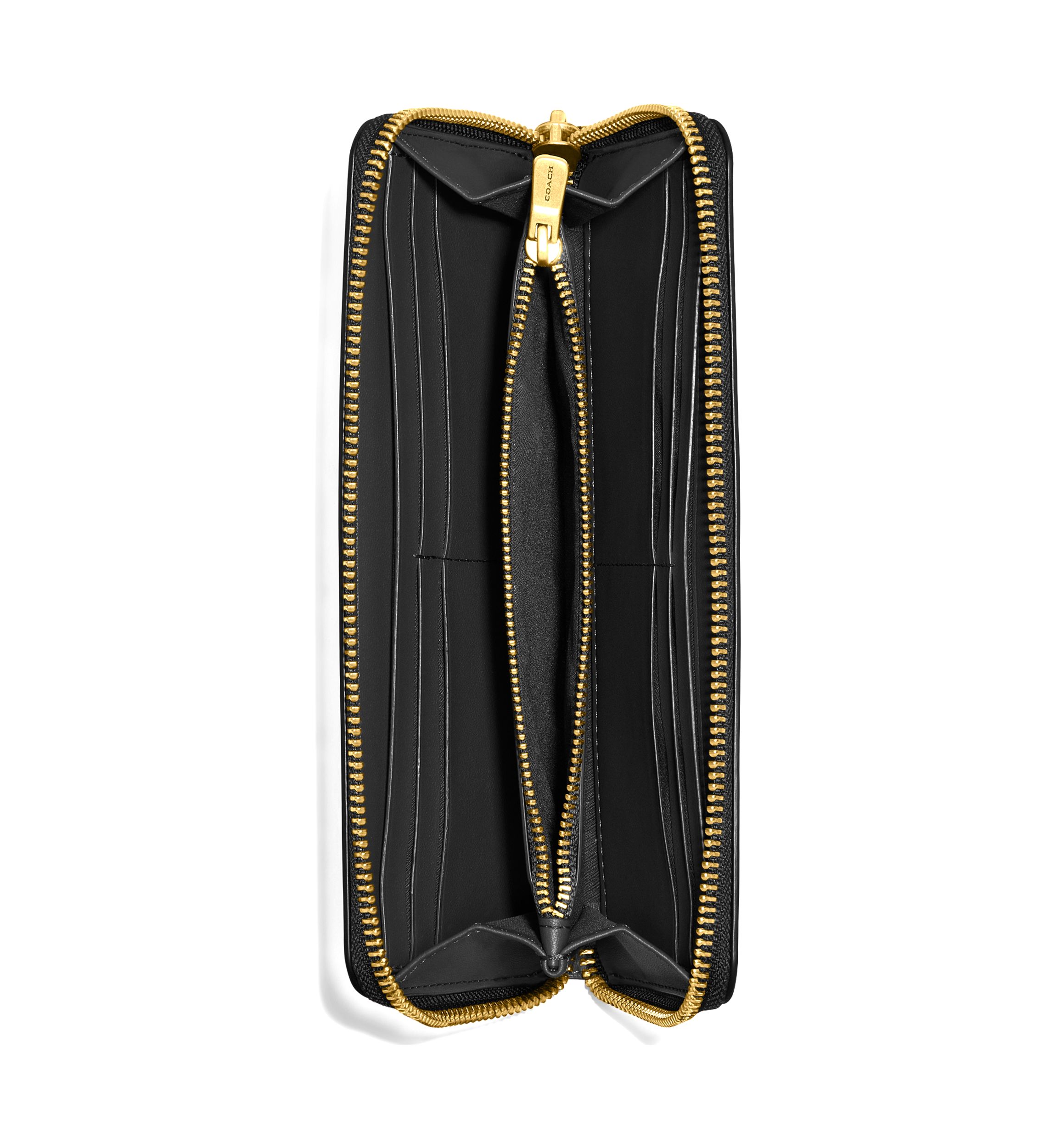 Slim Accordion Zip Wallet