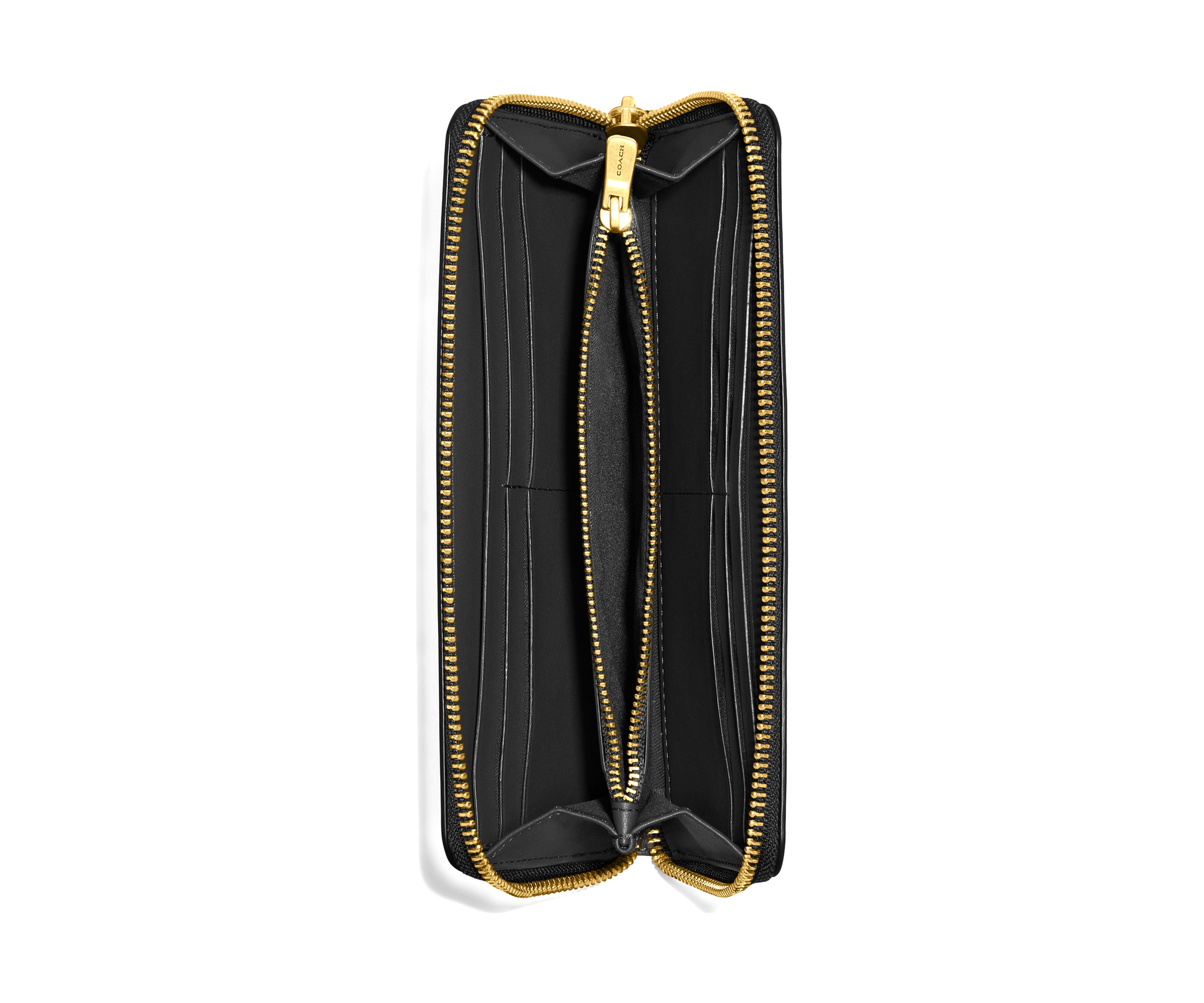 Slim Accordion Zip Wallet