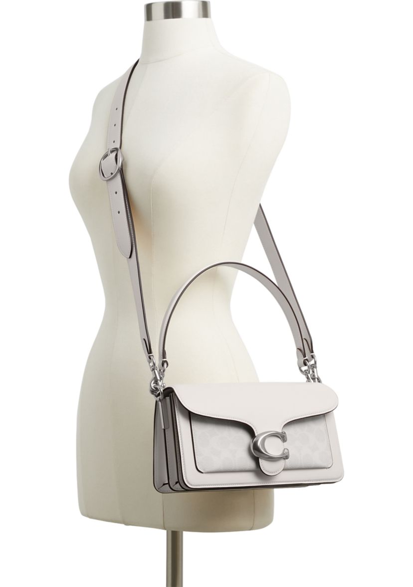 Tabby Shoulder Bag in Signature Coated Canvas