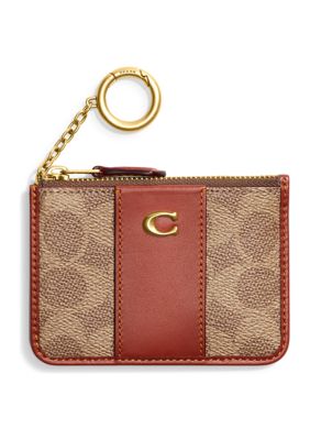 Coach Women's Mini Skinny Id Case In Signature Canvas -  0195031874048