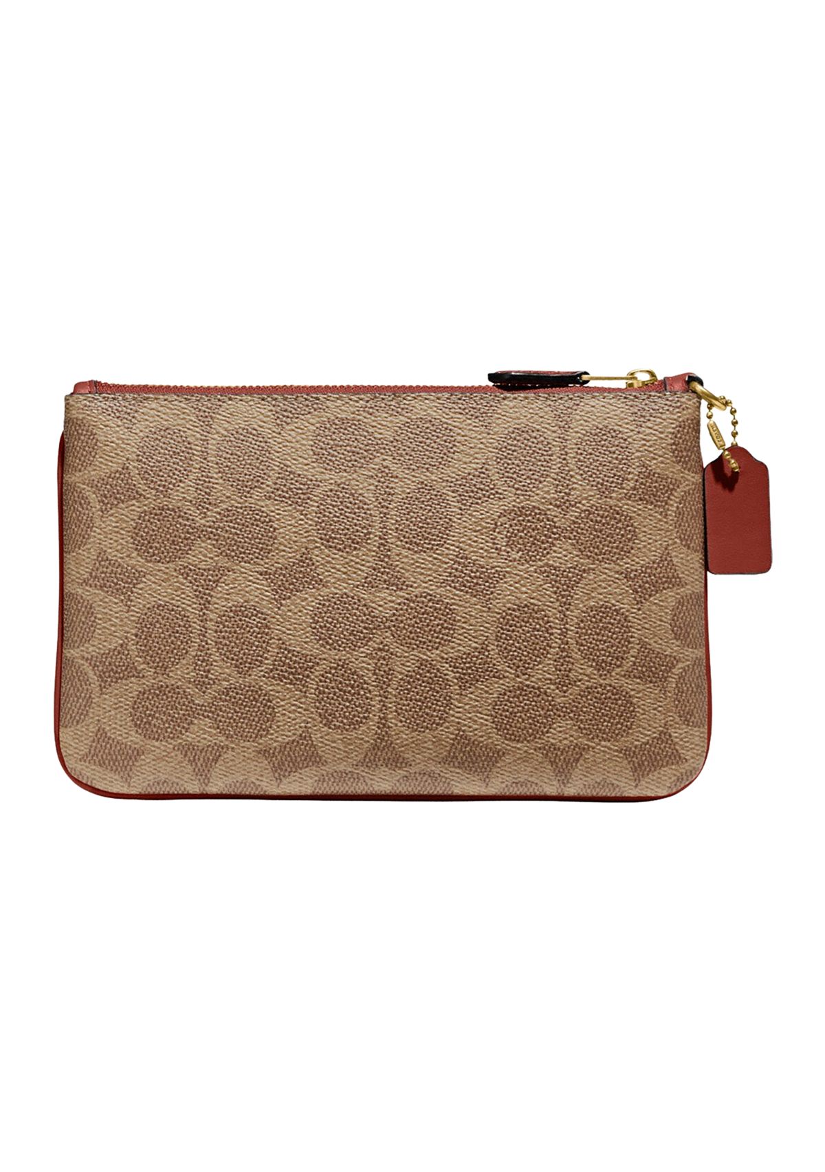 Small Wristlet in Signature Canvas