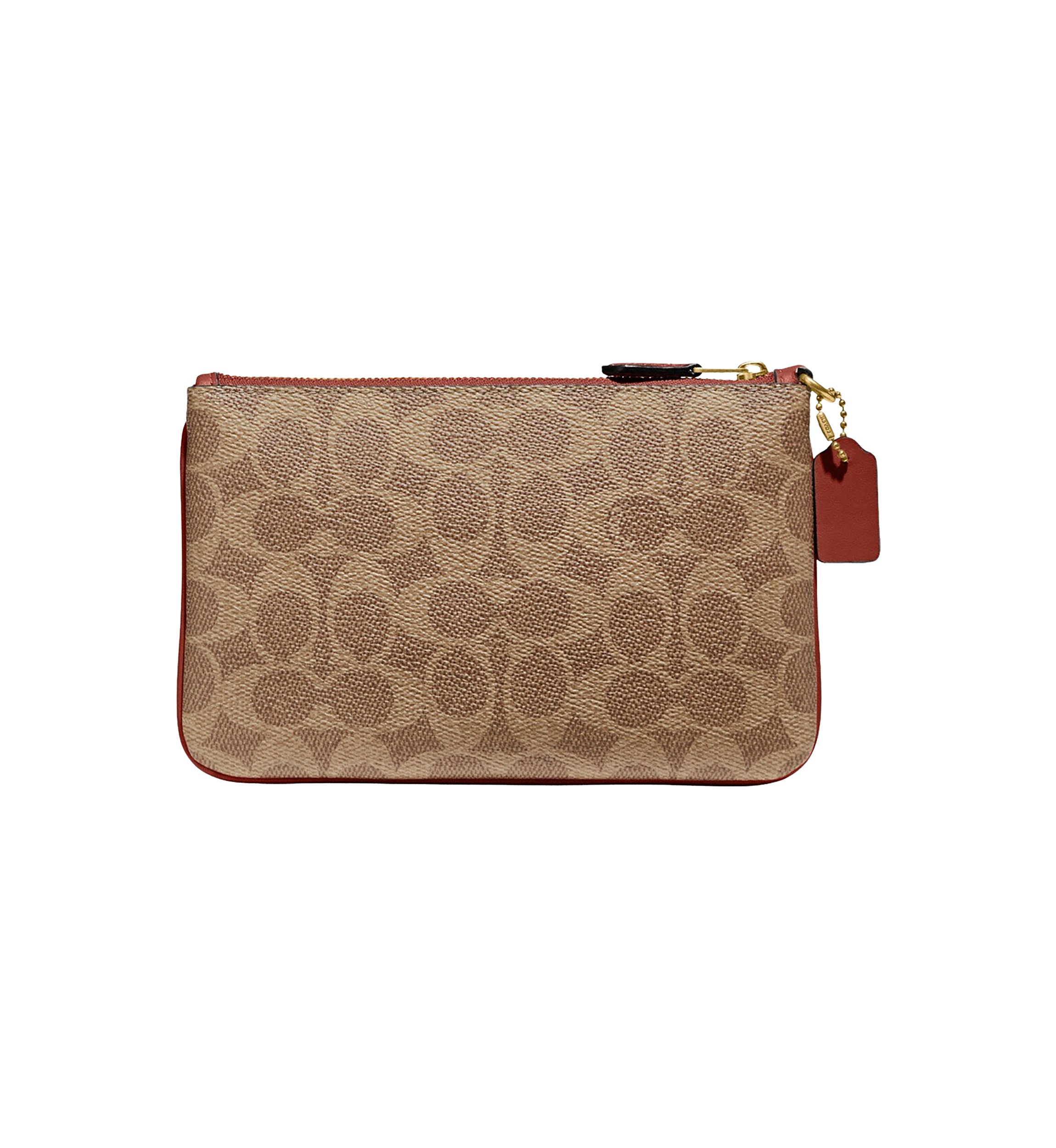 Small Wristlet in Signature Canvas
