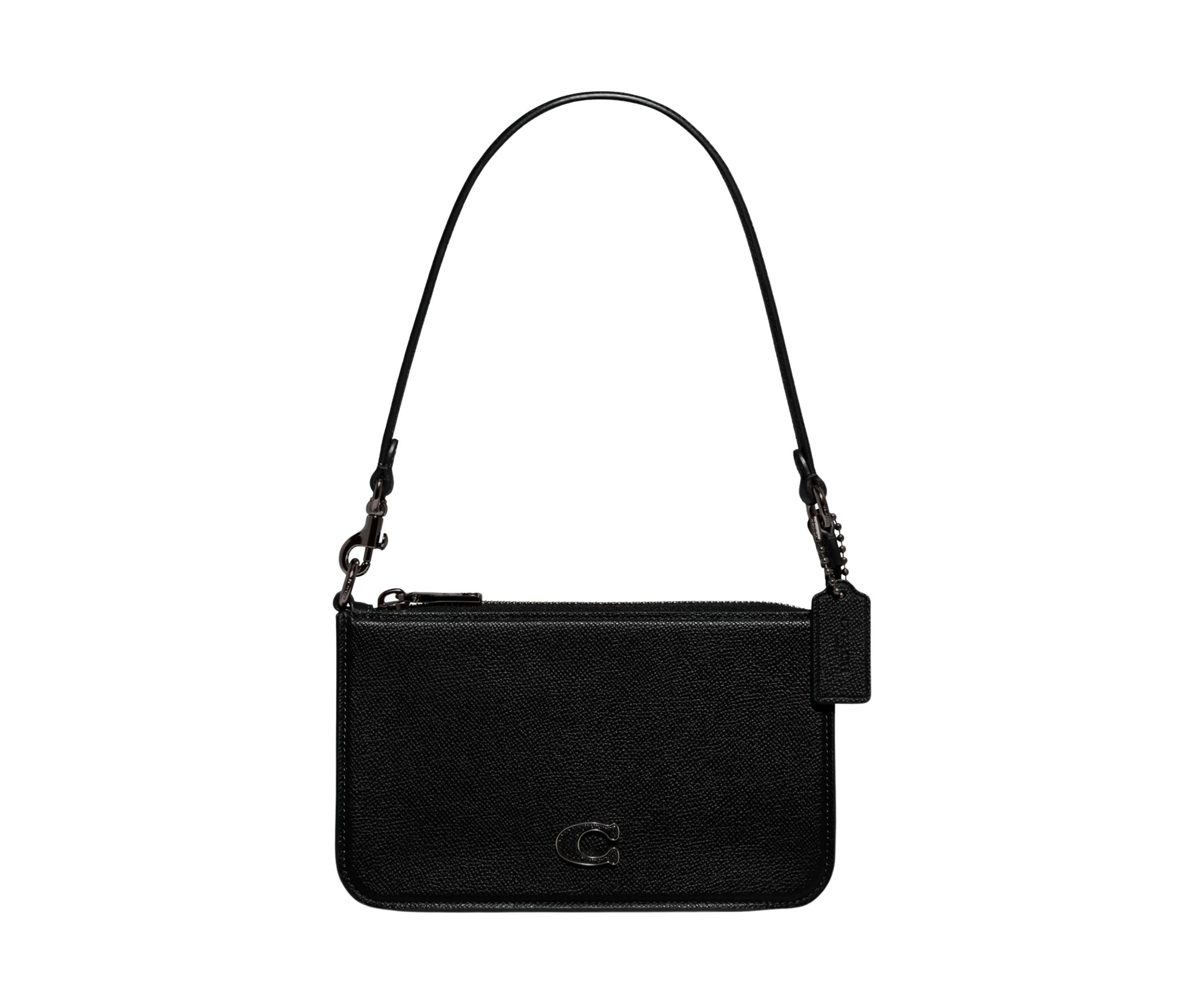 Pouch Bag with Signature Canvas Interior