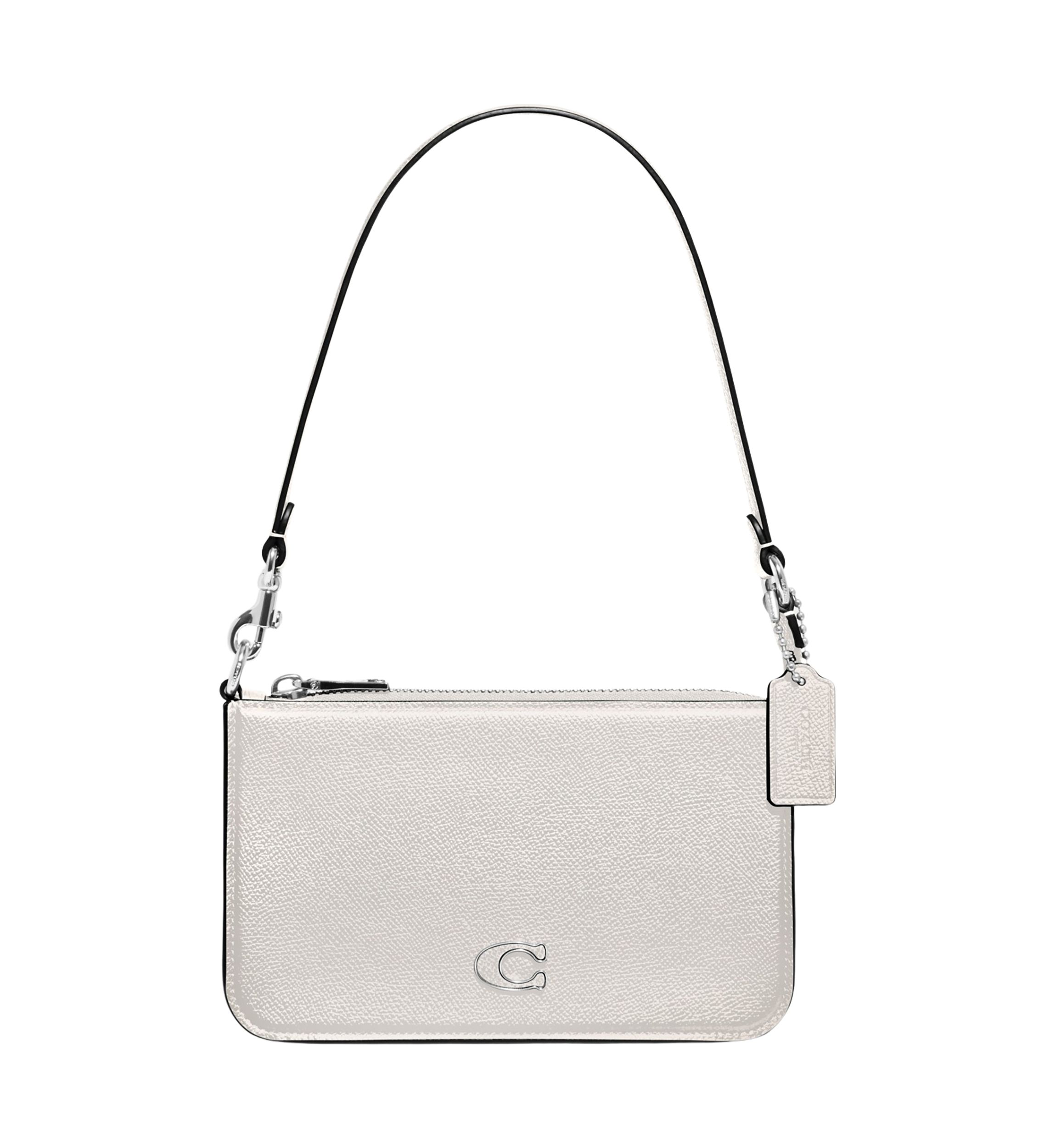 COACH Pouch Bag with Signature Canvas Interior | Belk