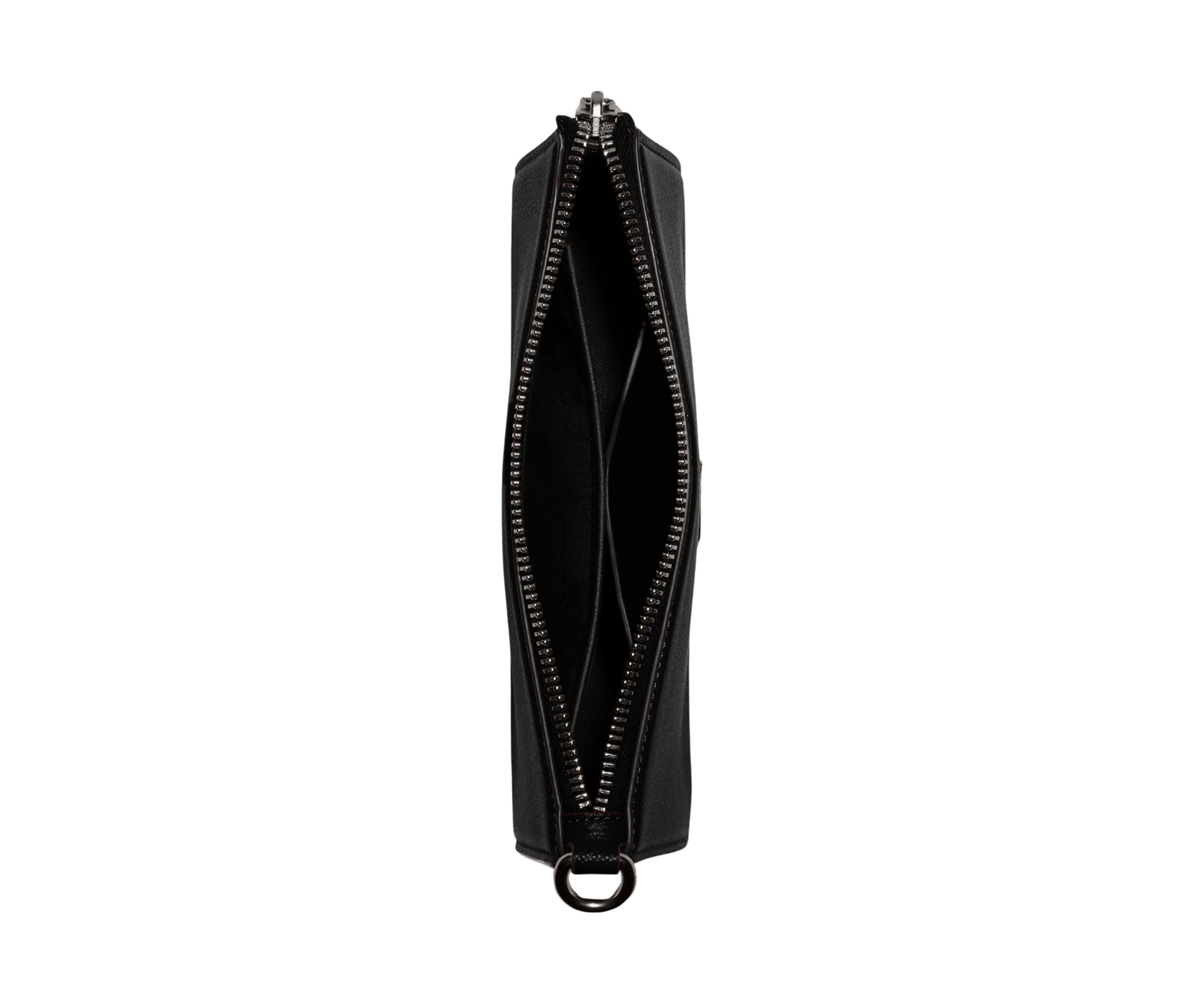 Pouch Bag with Signature Canvas Interior