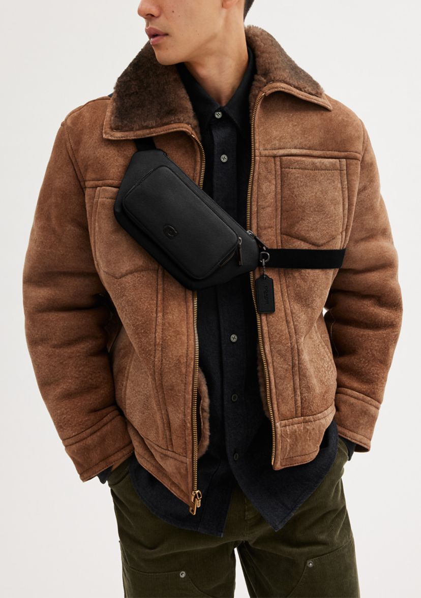 Belt Bag with Signature Canvas 