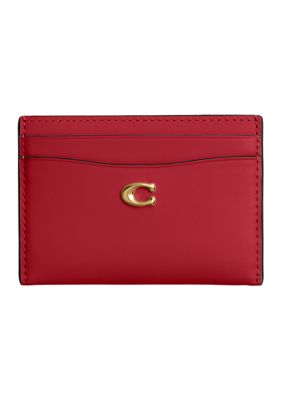 COACH Women's Essential Refined Calf Leather Card Case