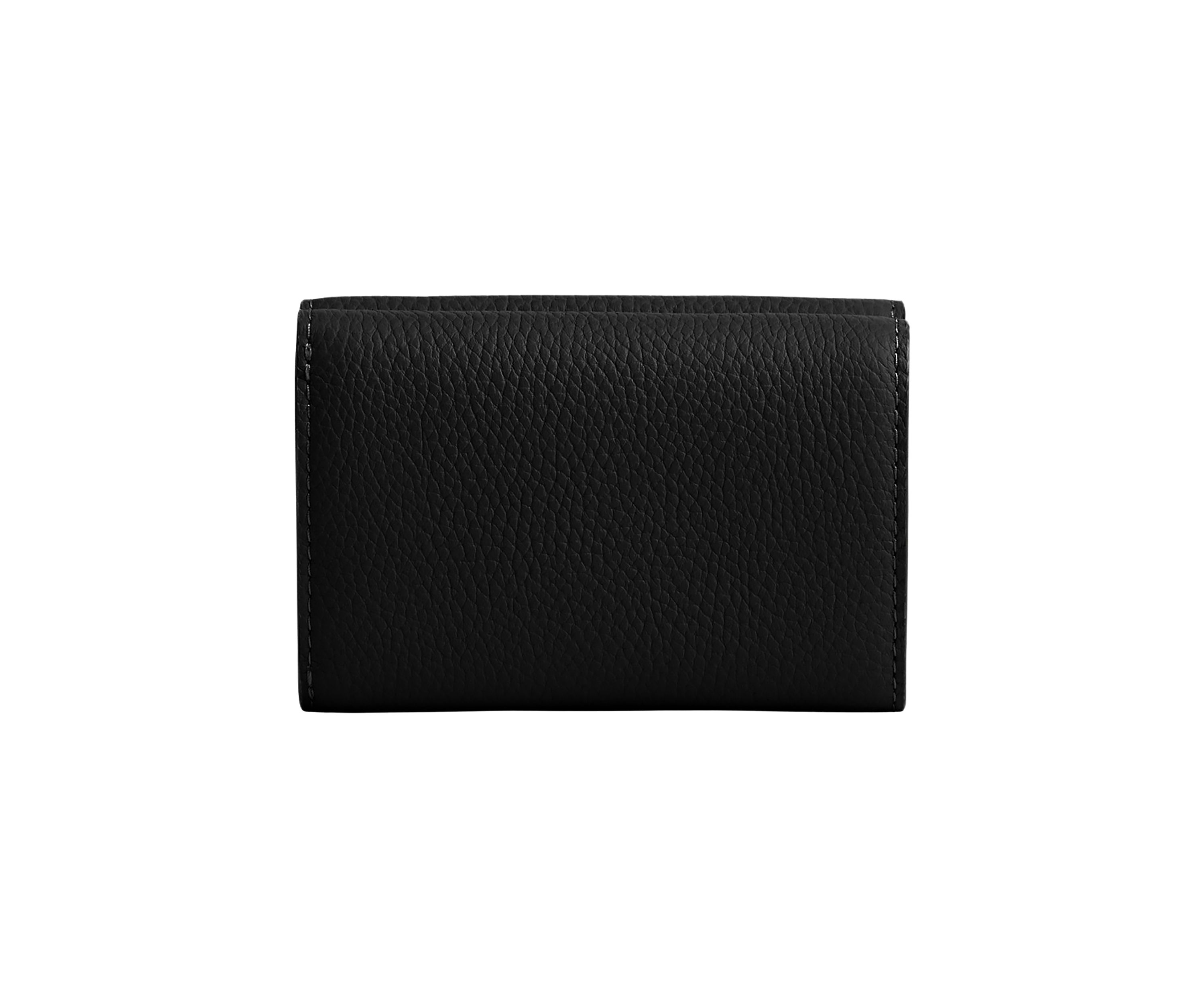 Essential Polished Pebble Mini Leather Tri Fold Wallet