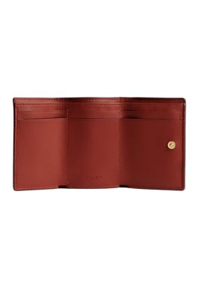 Essential Coated Canvas Signature Mini Trifold Wallet