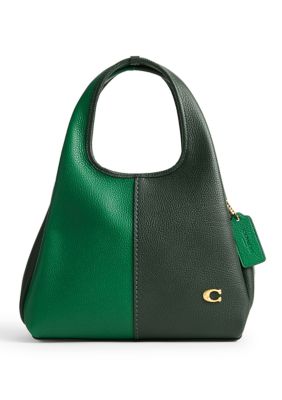 Coach Lana Color Block Shoulder Bag 23, Green -  0196395098620