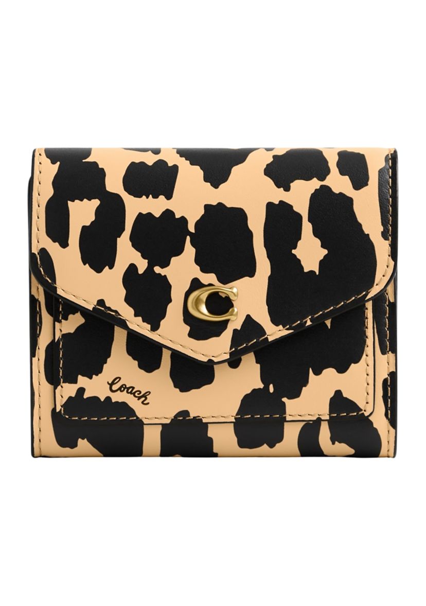 Wyn Small Wallet with Leopard Print