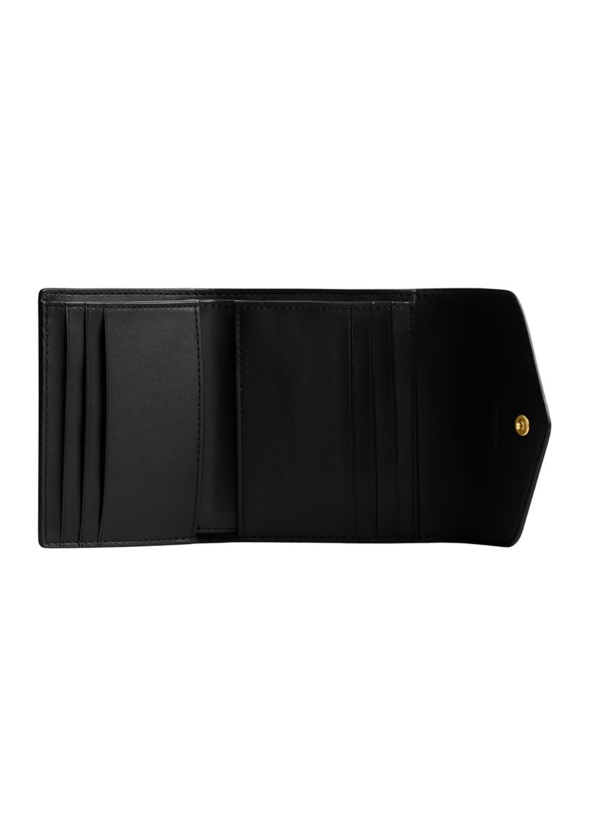 Wyn Small Wallet with Leopard Print