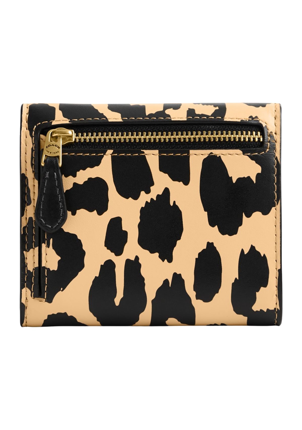 Wyn Small Wallet with Leopard Print