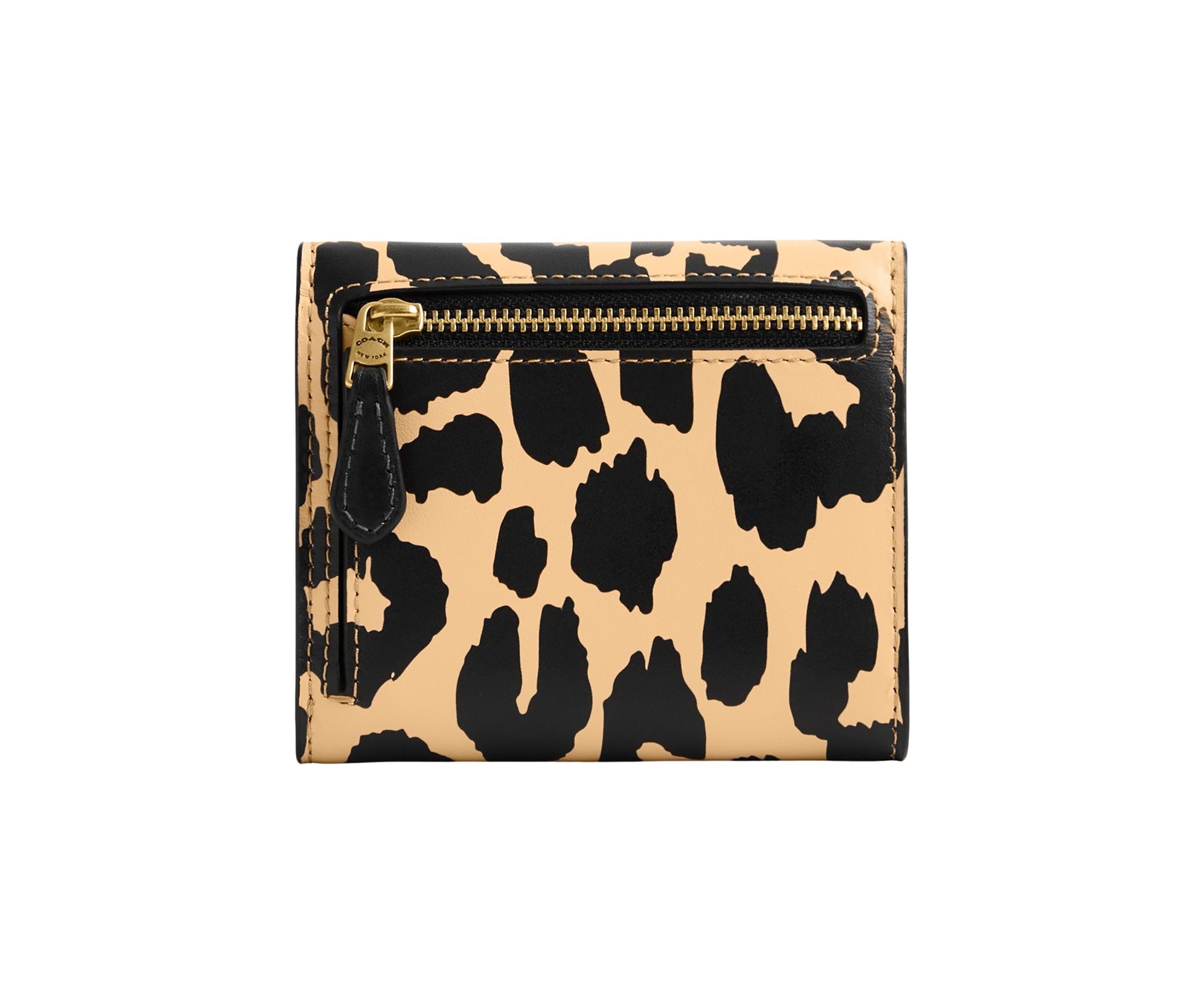 Wyn Small Wallet with Leopard Print