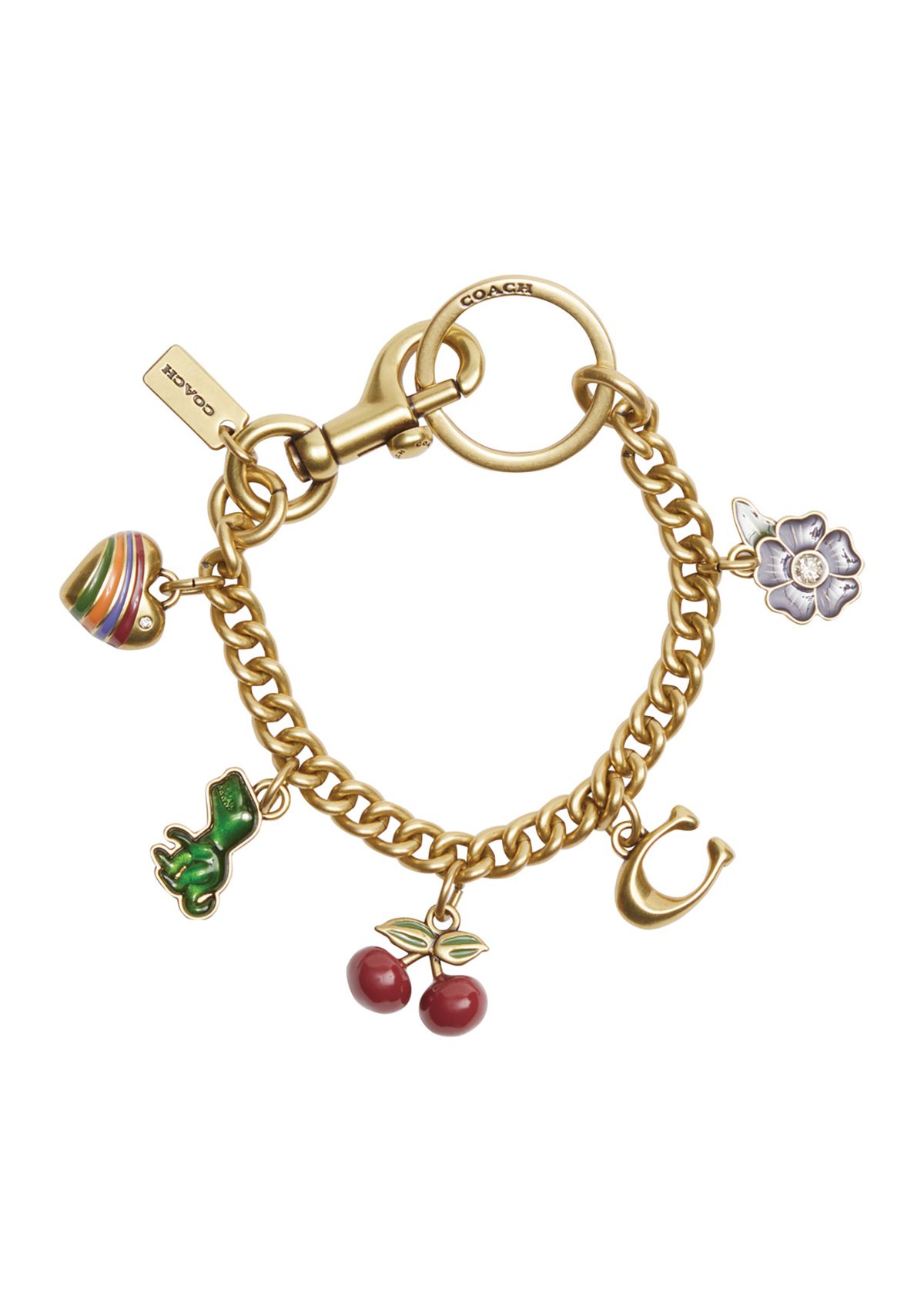 Motif Chain Bag Charm