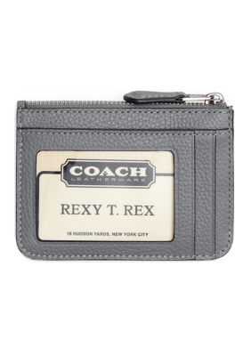 Coach Men's Refined Card Case in Signature Jacquard