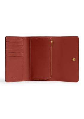   Coated Canvas Signature Essential Medium Flap Wallet 