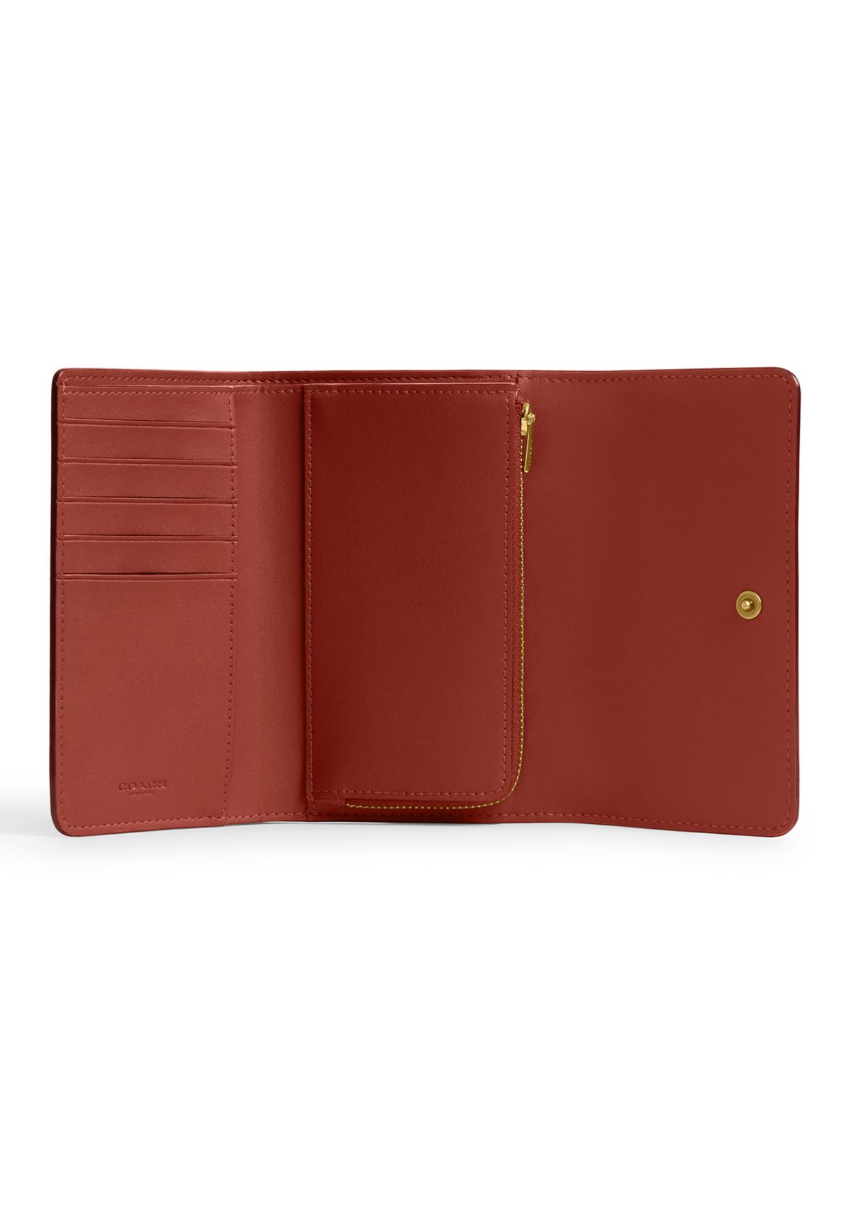  Coated Canvas Signature Essential Medium Flap Wallet 