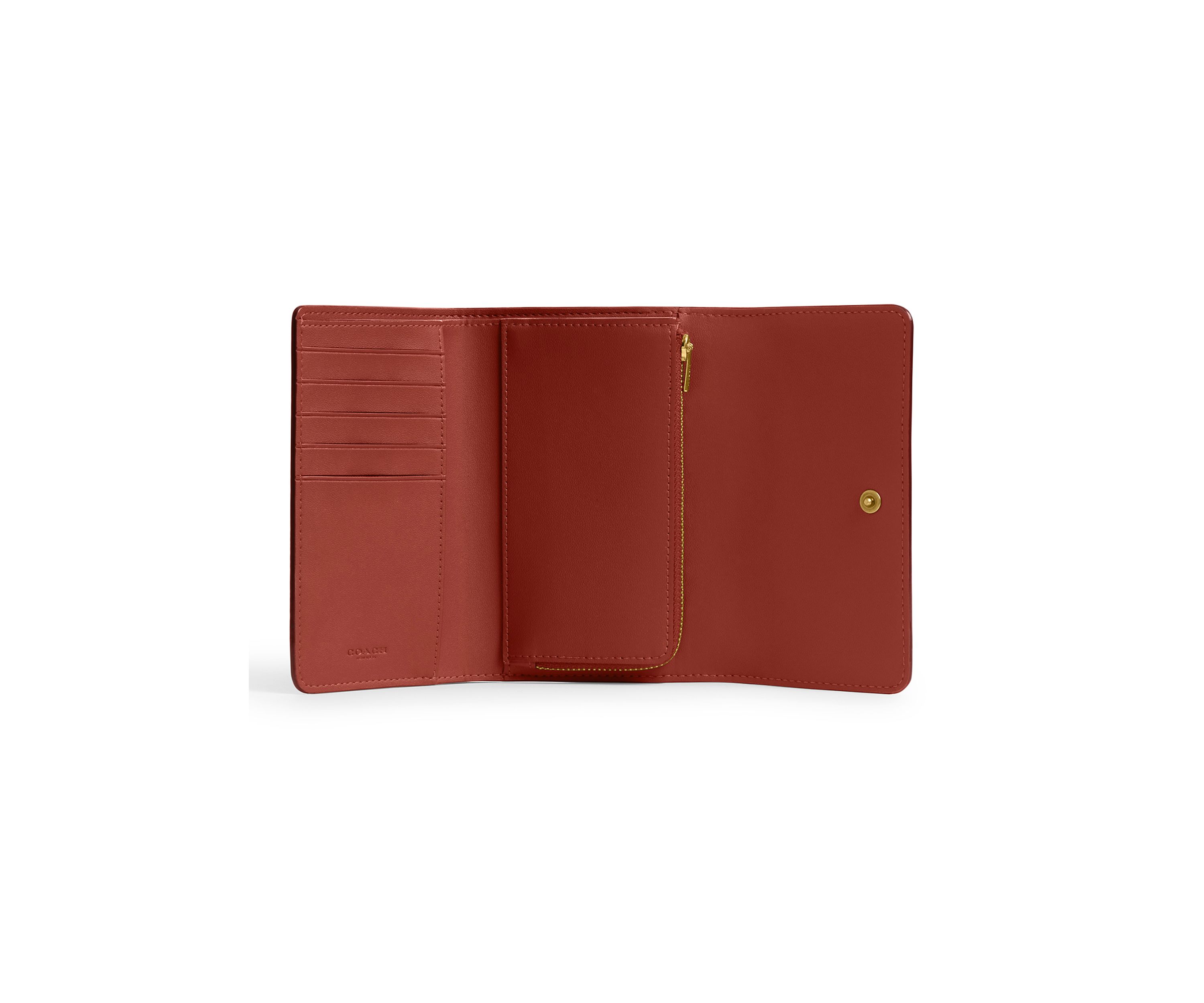   Coated Canvas Signature Essential Medium Flap Wallet 