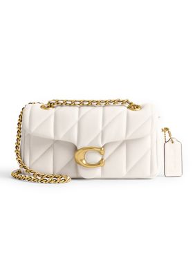COACH Quilted Tabby Shoulder Bag 20 with Chain