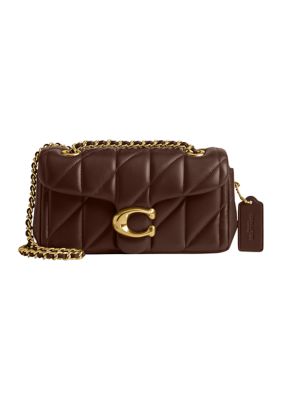 COACH Quilted Tabby Shoulder Bag 20 with Chain
