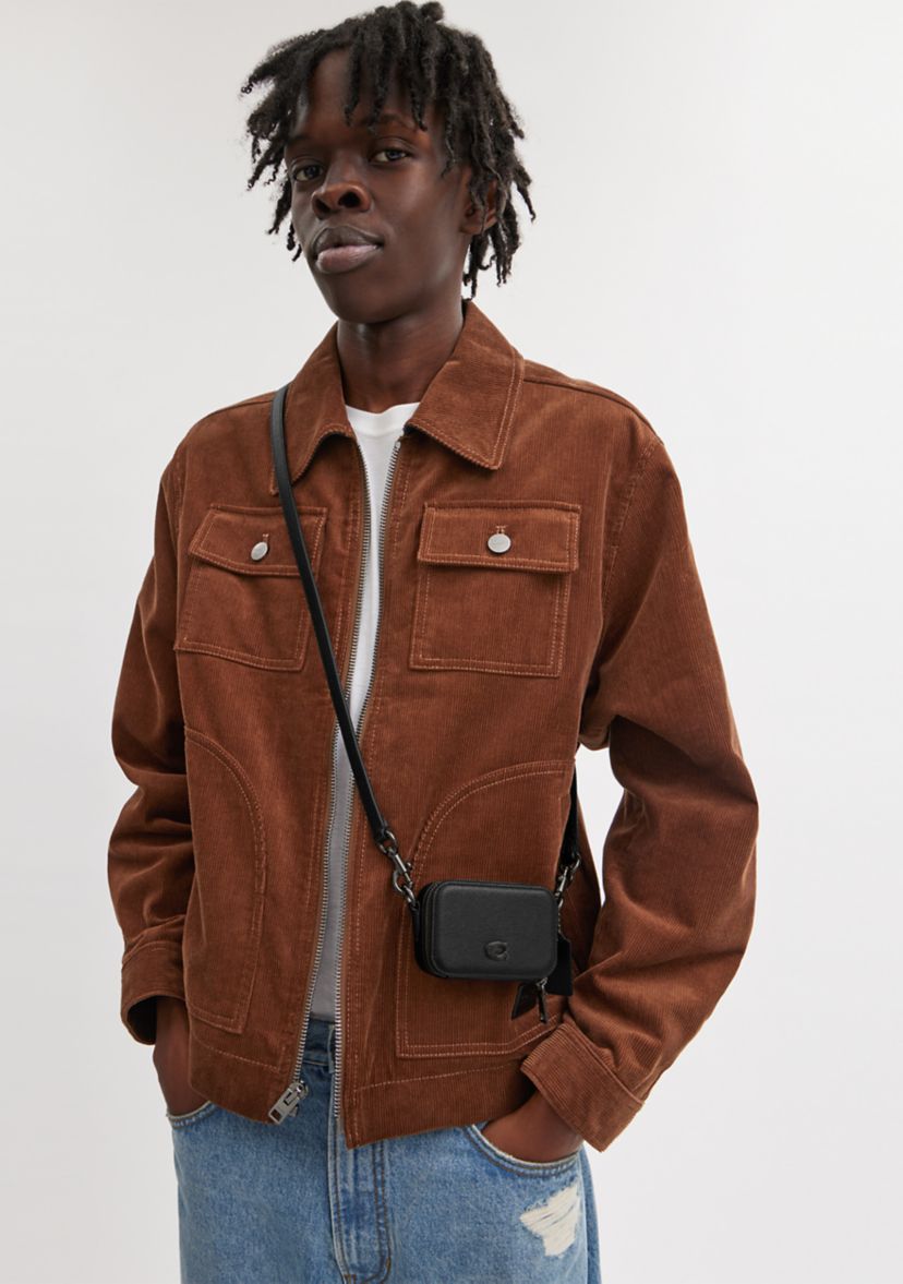   Crossbody Pouch in Crossgrain Leather