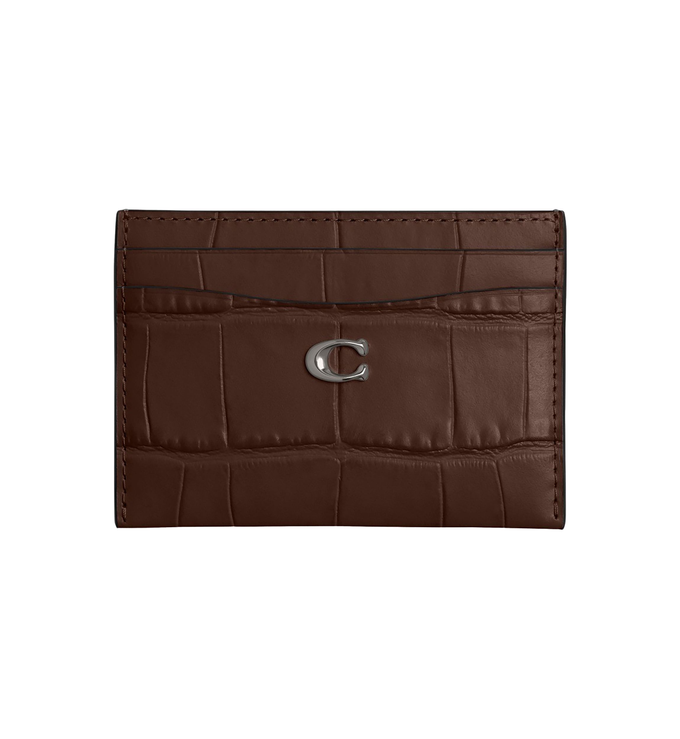 Embossed Crocodile Essential Card Case
