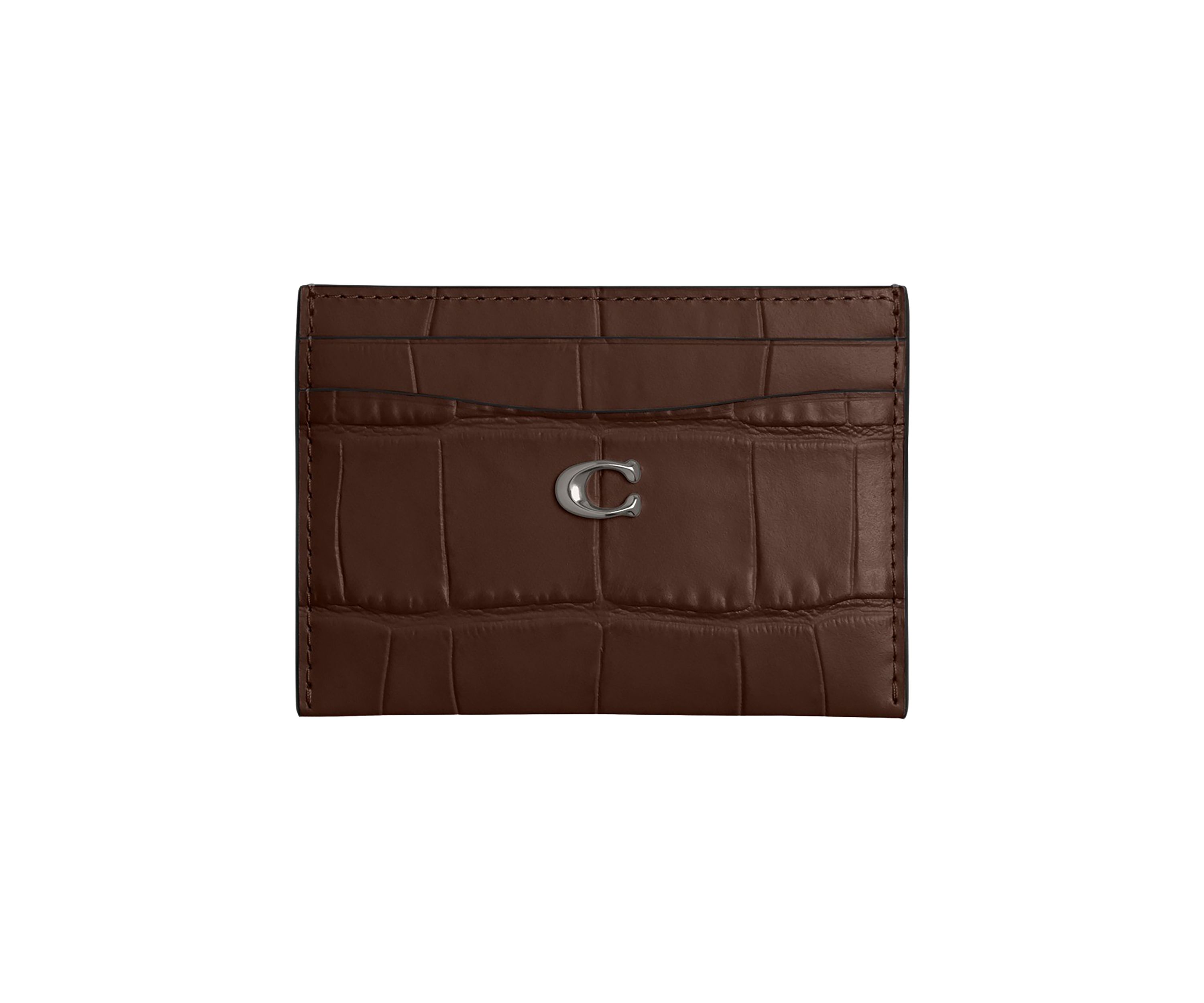 Embossed Crocodile Essential Card Case