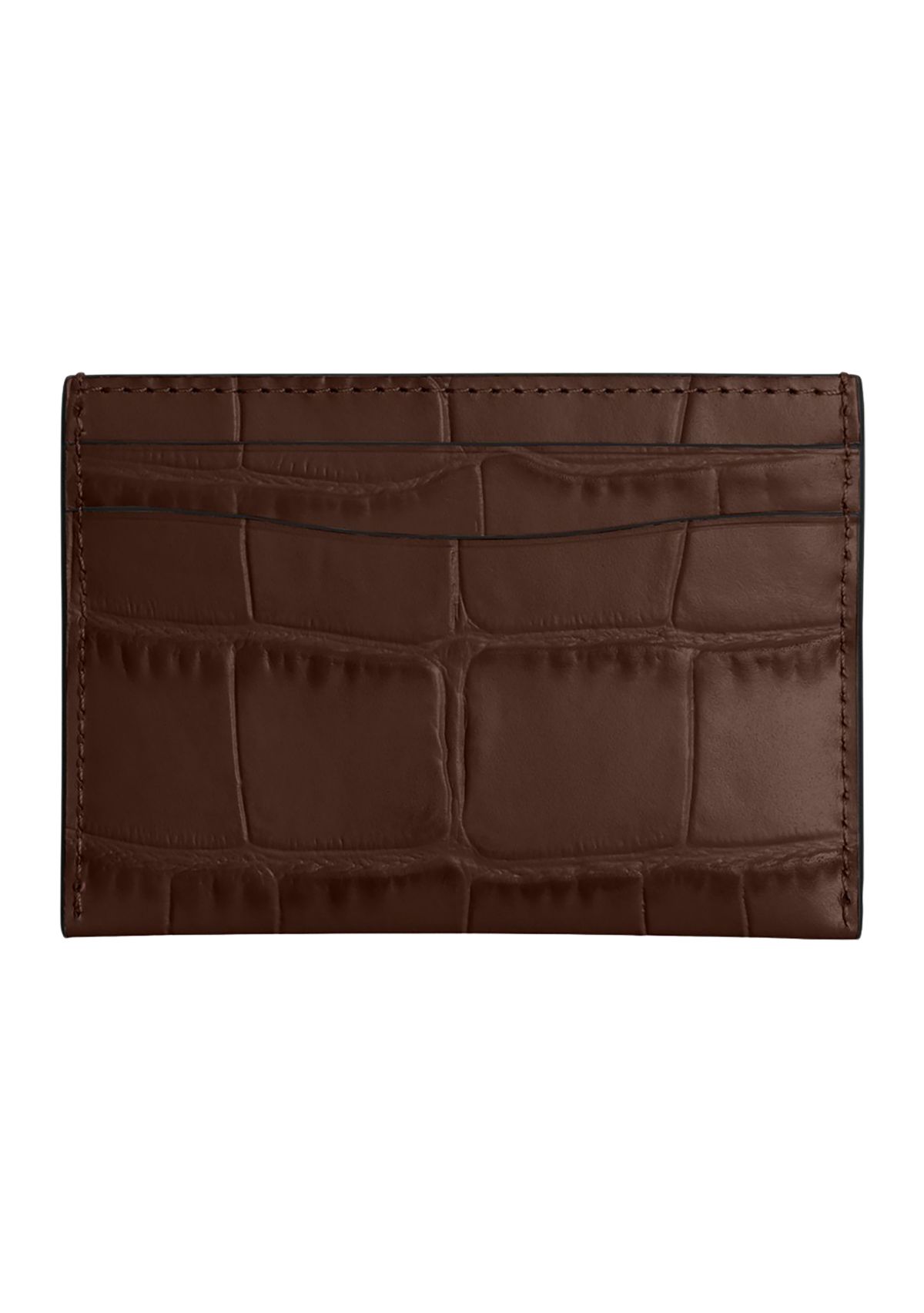 Embossed Crocodile Essential Card Case