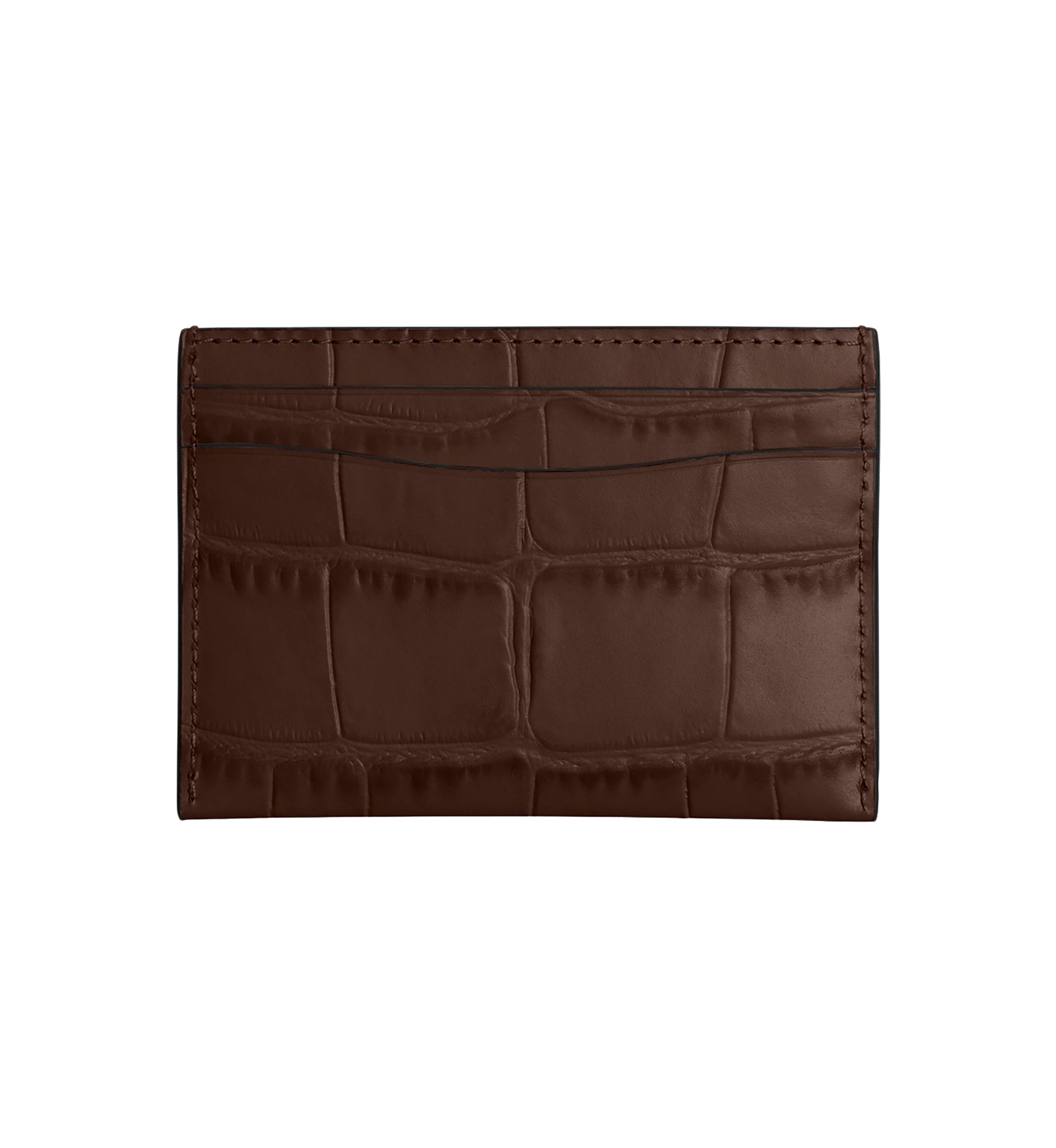 Embossed Crocodile Essential Card Case