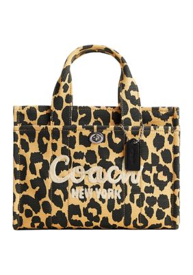 COACH Cargo Tote 26 with Leopard Print | belk