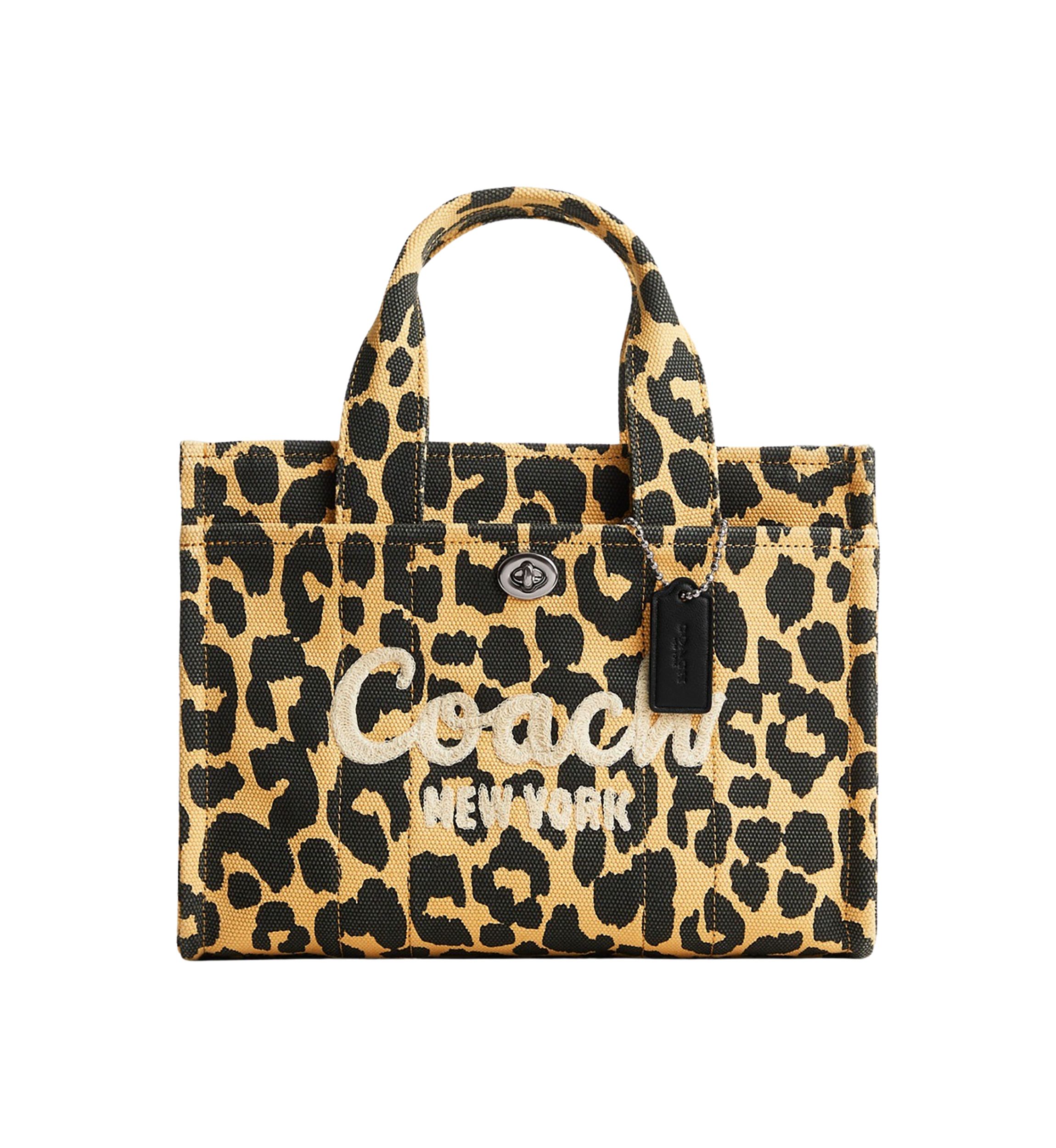 Cargo Tote 26 with Leopard Print