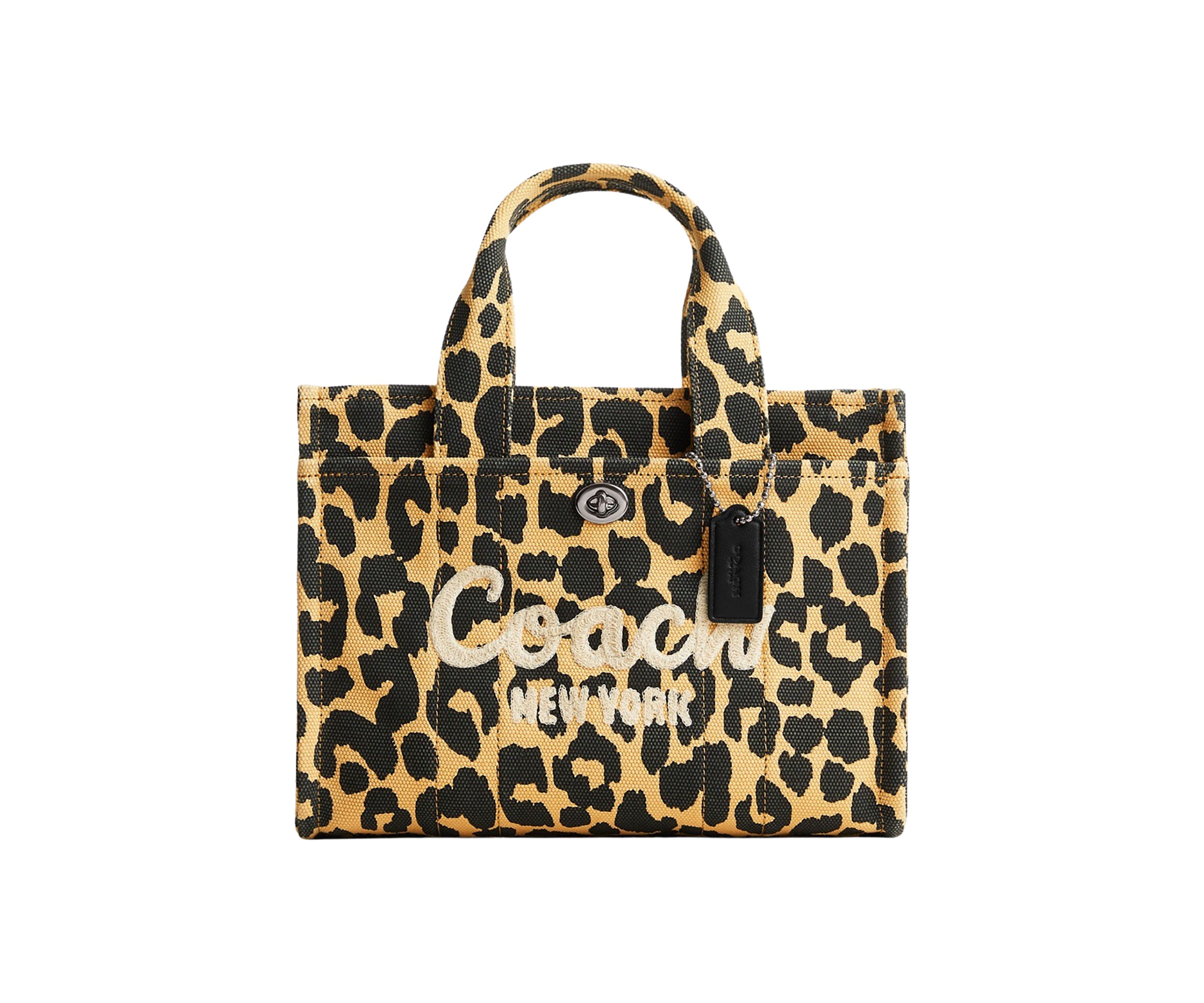 Cargo Tote 26 with Leopard Print