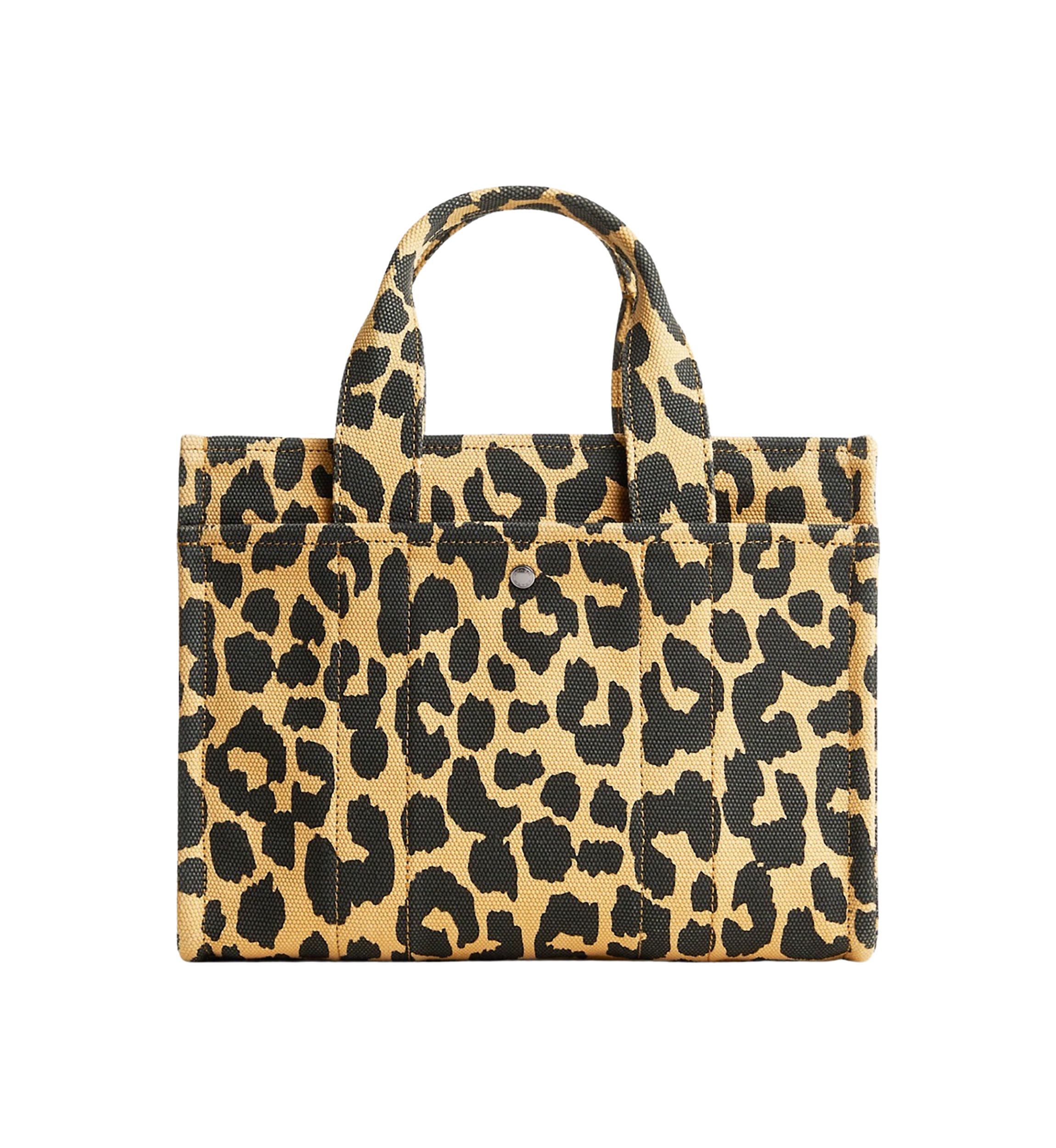 Cargo Tote 26 with Leopard Print