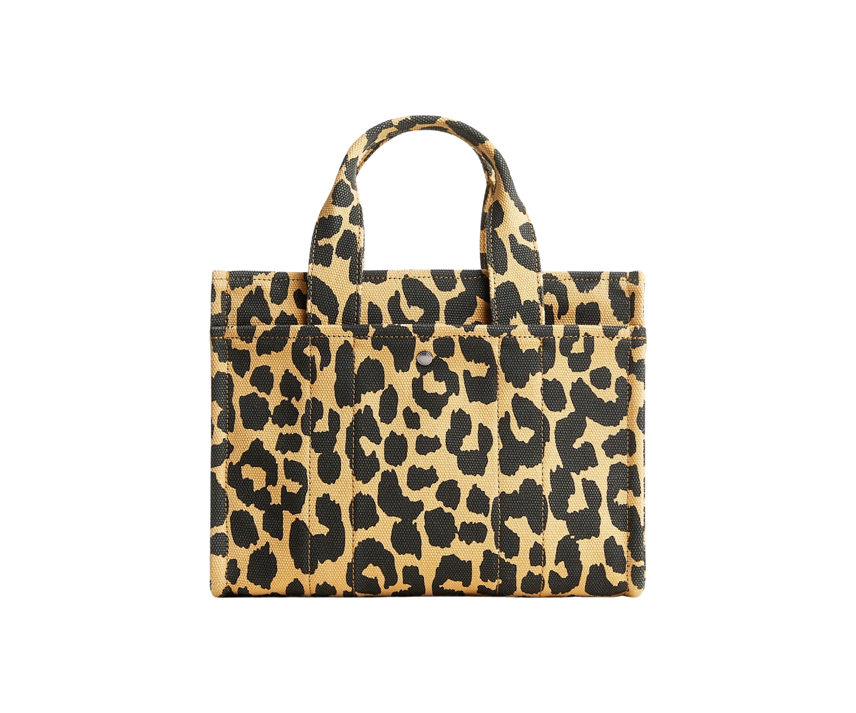 Cargo Tote 26 with Leopard Print